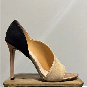Elegant Two-Tone Stiletto Heels